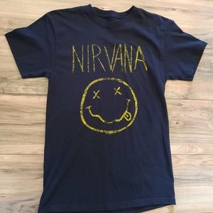 *Vintage alert* women's or men's size small Nirvana short sleeve shirt.